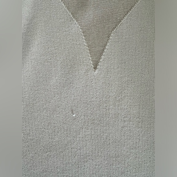 ZARA Sheer Sweetheart Neckline Tank Ivory Size L - Picture 5 of 5